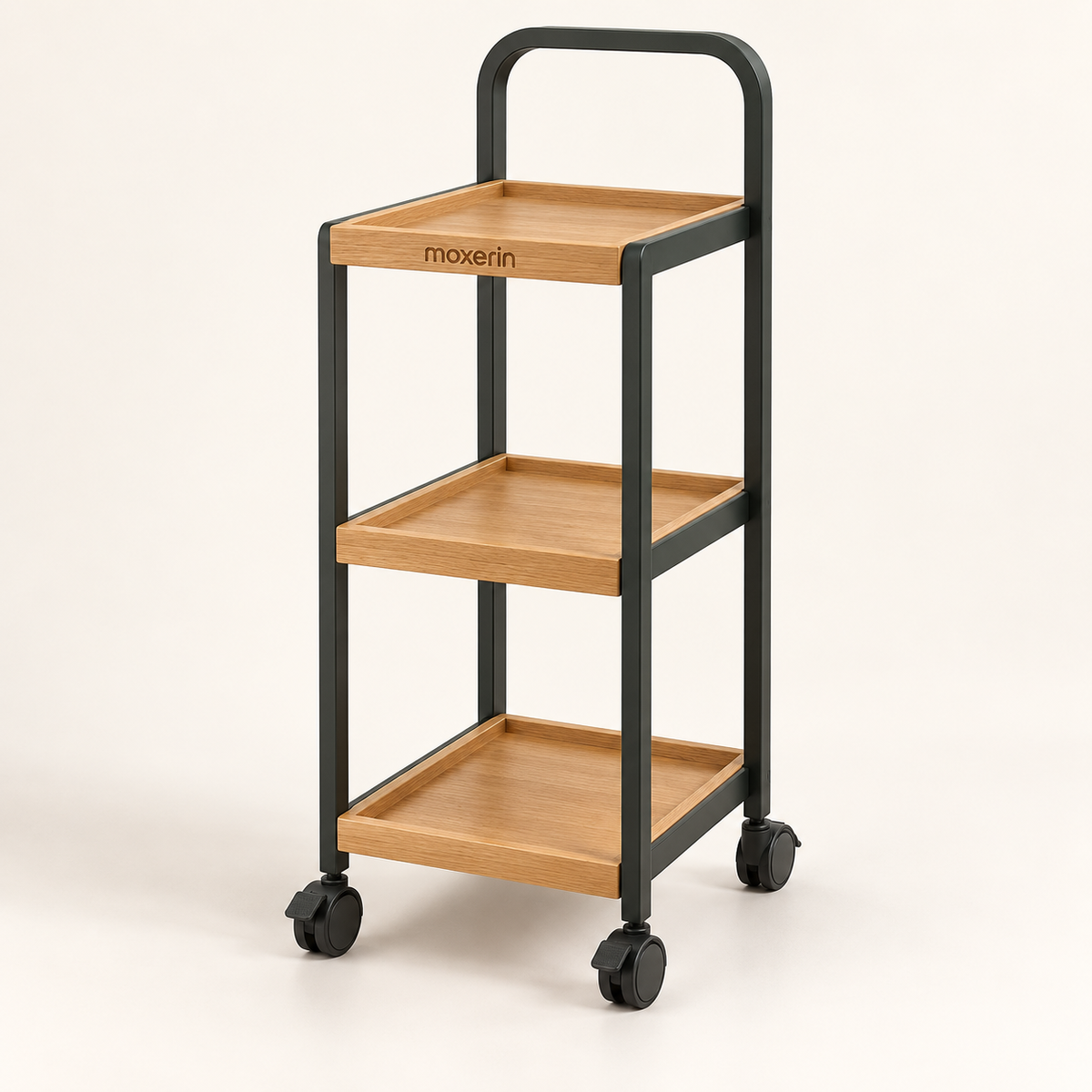 Moxerin Rollgrove Three-Tier Rolling Plant Stand