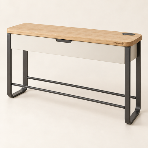 Moxerin Tuckline Narrow Entryway Console Table with Drawer