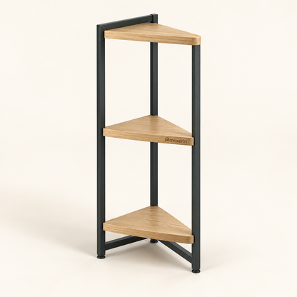 Moxerin Cornerstep Three-Tier Corner Plant Stand
