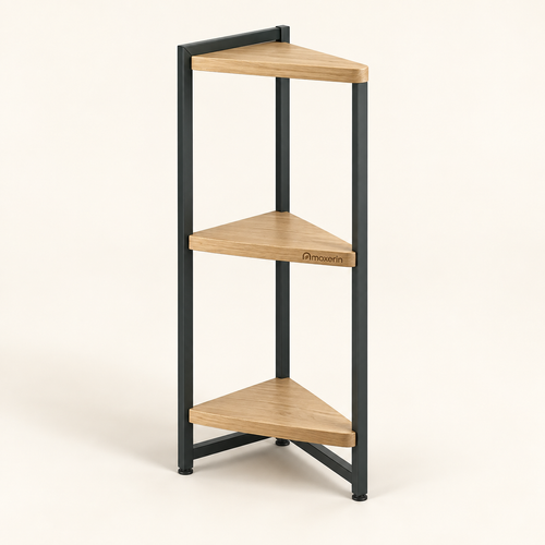 Moxerin Cornerstep Three-Tier Corner Plant Stand