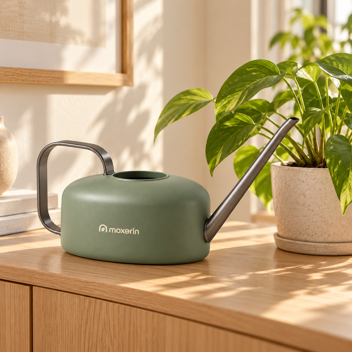 Moxerin Pourline Long-Spout Indoor Watering Can
